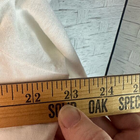 Coldwater Creek cream on cream 3/4 links sleeve embroidered coastal plus size - Picture 9 of 10